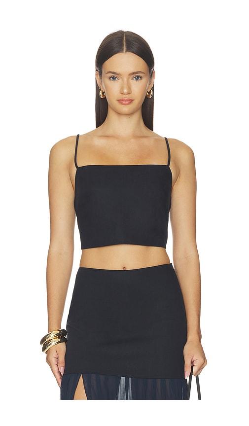 4th & reckless x revolve lucian top in navy. - size l (also in m, s, xs)