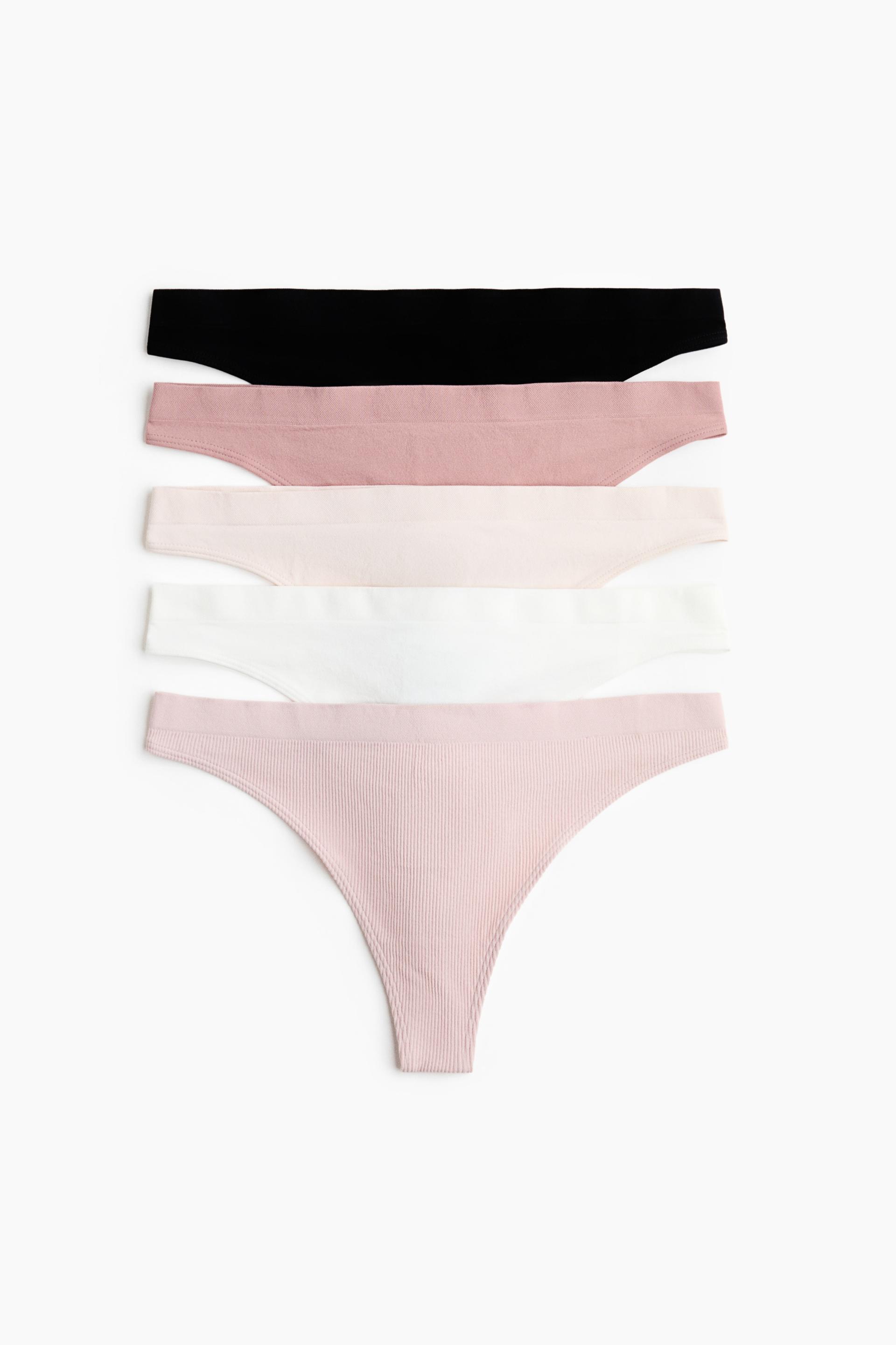 5-pack seamless thong briefs