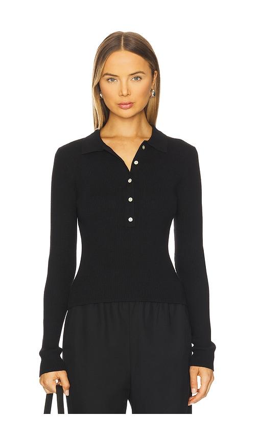 525 america ginny long sleeve top in black. - size m (also in xs)