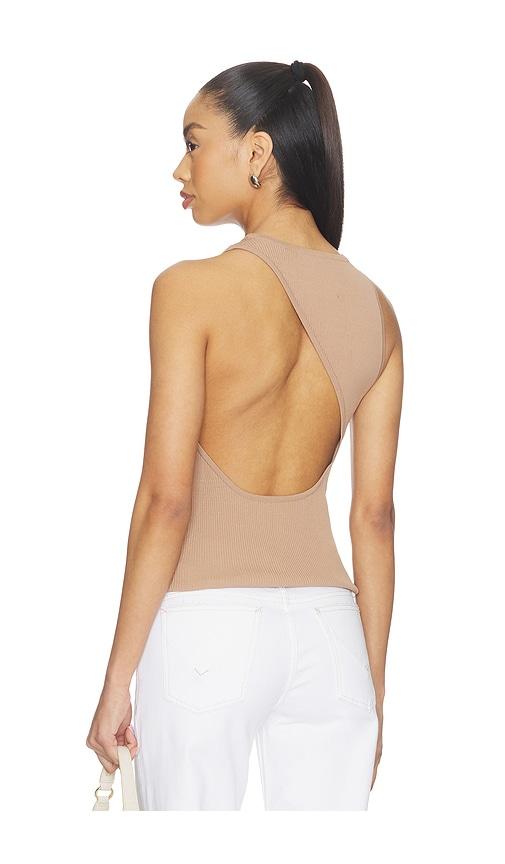 525 america open back tank in beige. - size m (also in s, xs, xl)