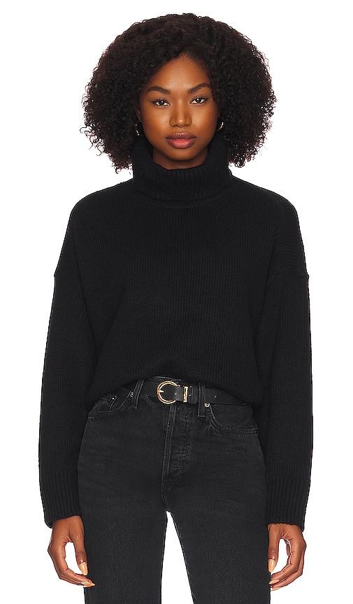 525 america relaxed turtleneck sweater in black. - size m (also in s, xl)