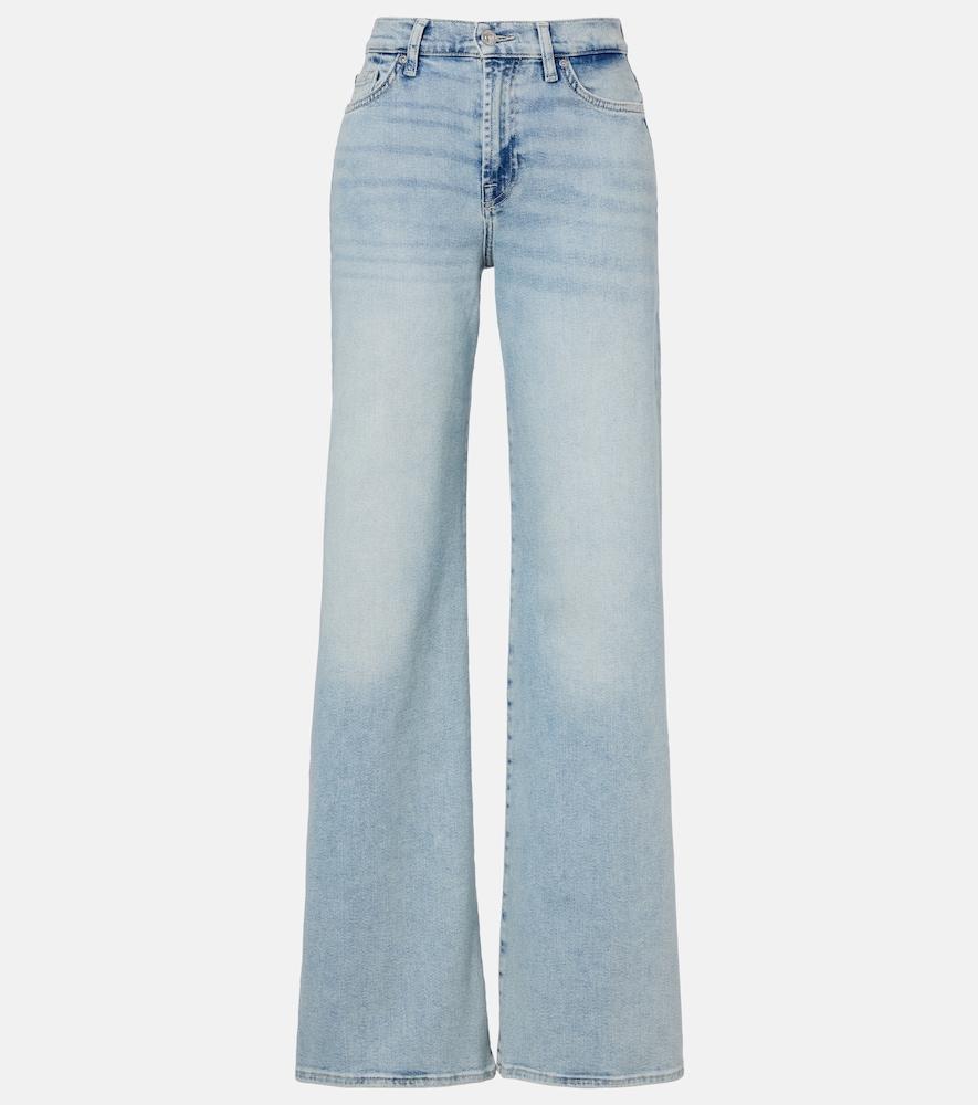 7 for all mankind lotta wide-leg jeans