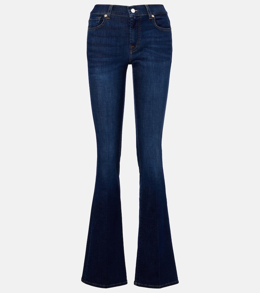 7 for all mankind mid-rise bootcut jeans