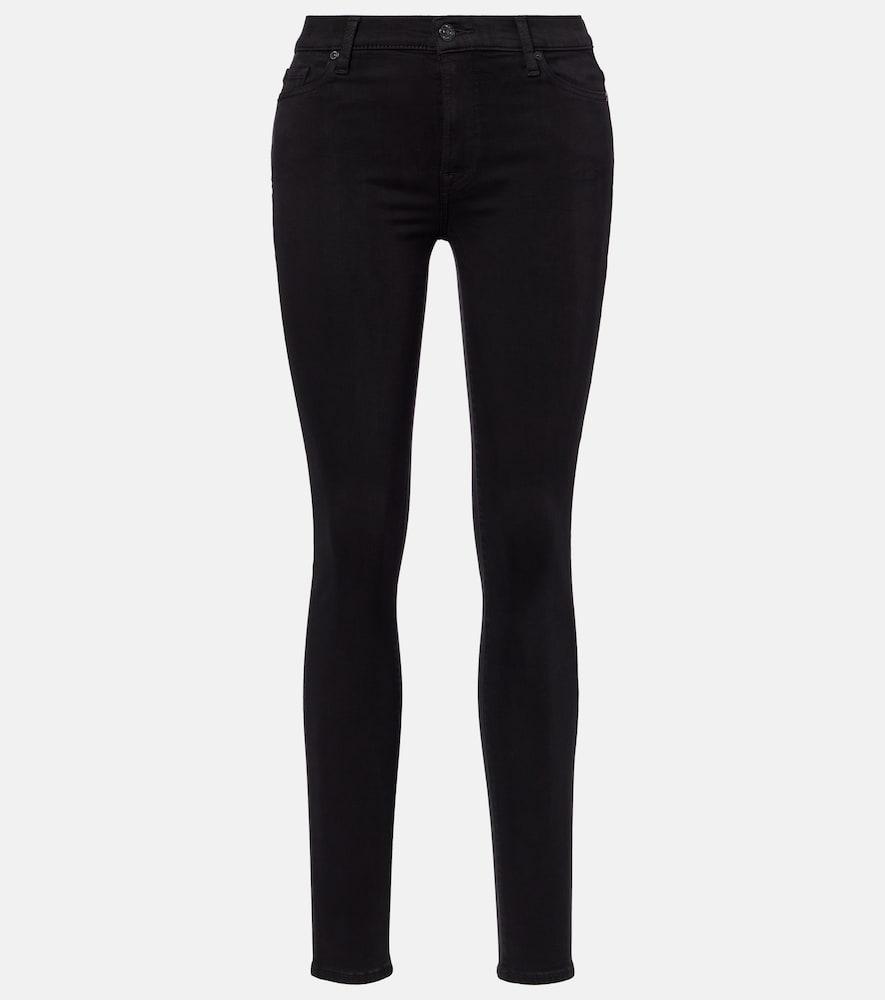 7 for all mankind mid-rise skinny jeans