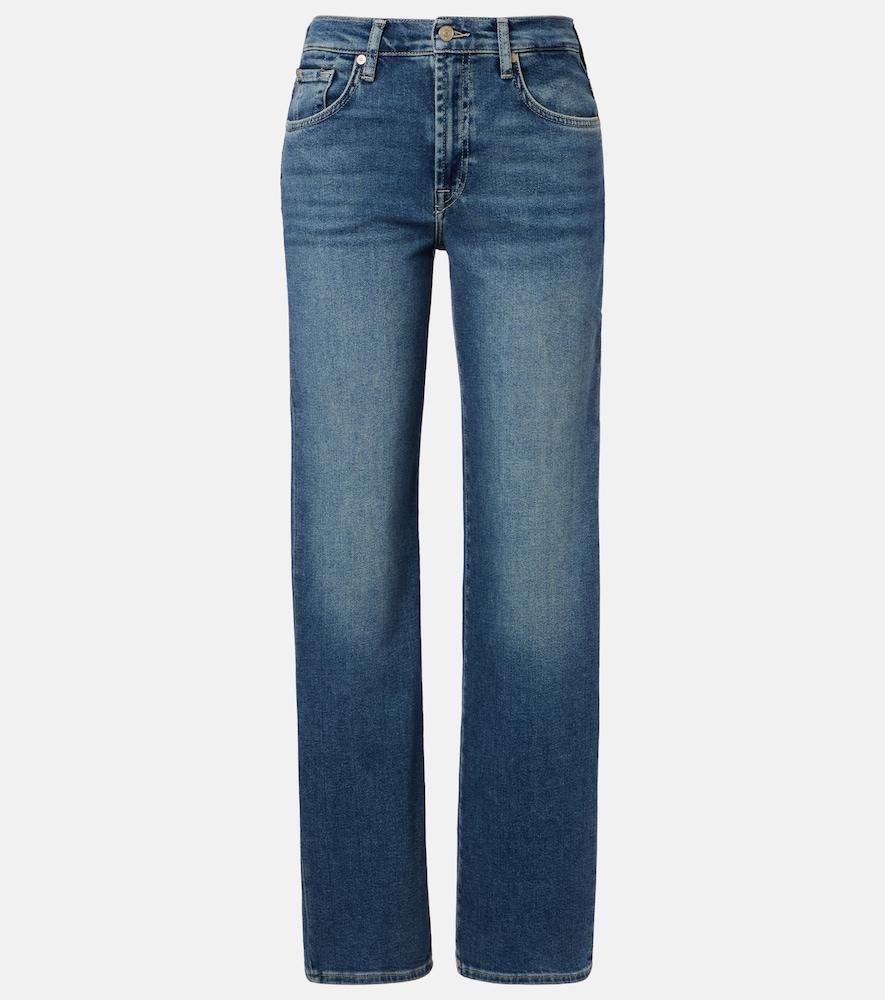 7 for all mankind stovepipe straight jeans