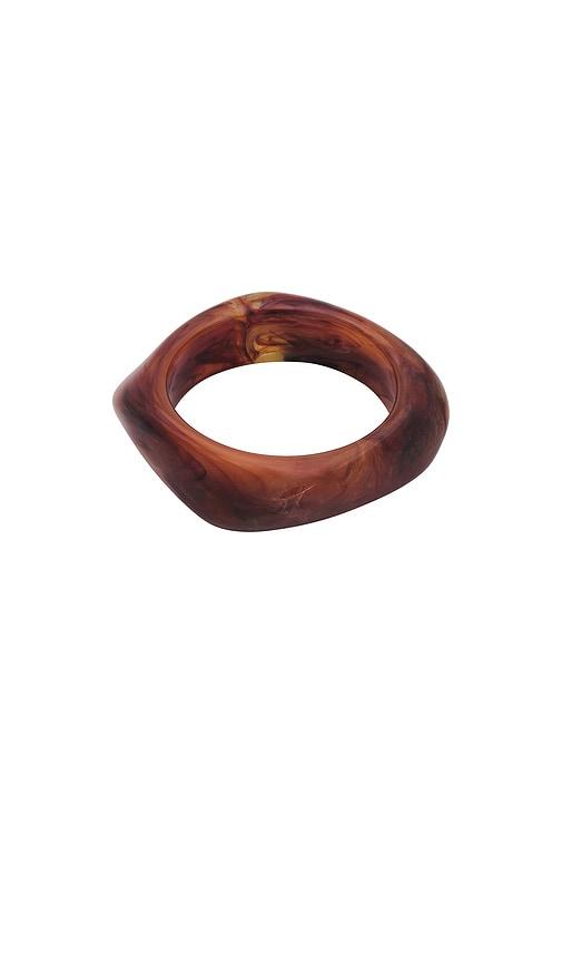 8 other reasons bangle bracelet in brown.