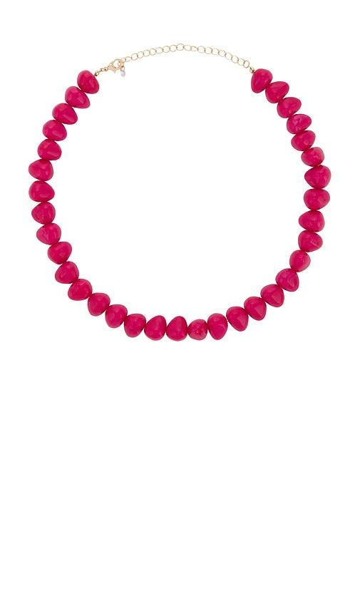 8 other reasons beaded bracelet in pink.