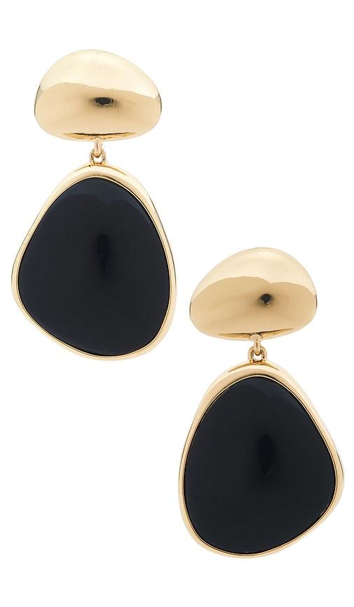8 other reasons bulou drop earrings in black.