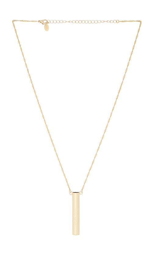 8 other reasons chainsmoker necklace in metallic gold.