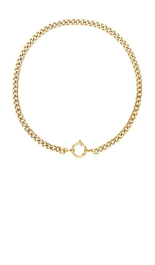 8 other reasons isabel gold necklace in metallic gold.