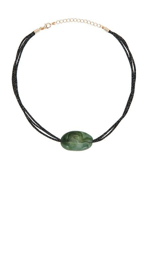 8 other reasons pendant necklace in olive,black.