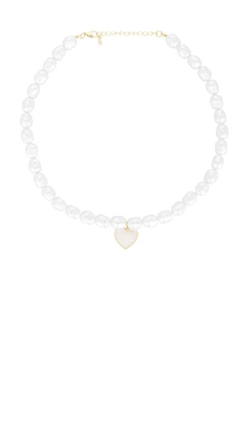 8 other reasons pendant necklace in white.