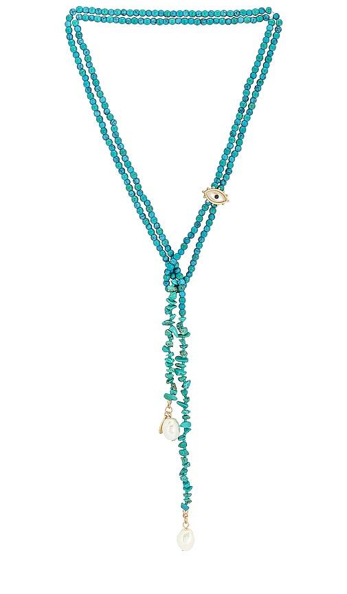 8 other reasons rohan necklace in turquoise.