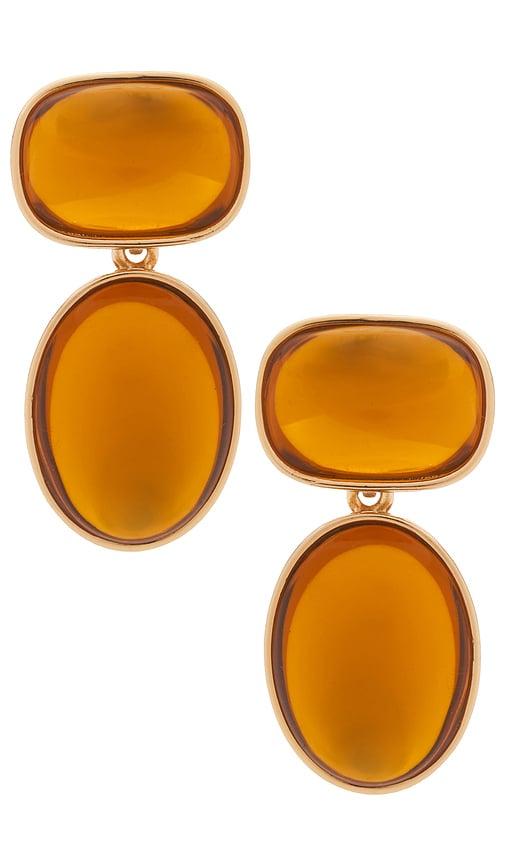 8 other reasons sia drop earring in orange.