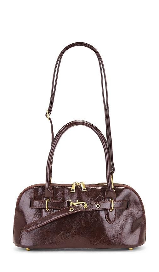8 other reasons top handle bag in brown.