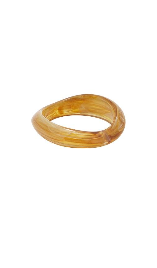 8 other reasons translucent bangle in brown.