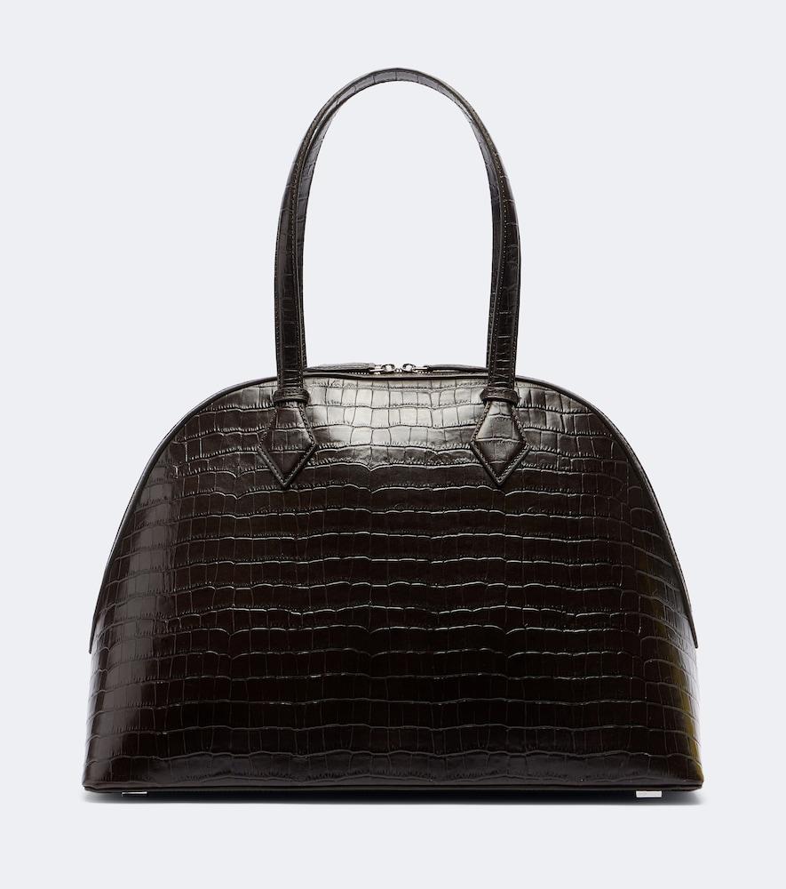 a. emery harnick leather tote bag