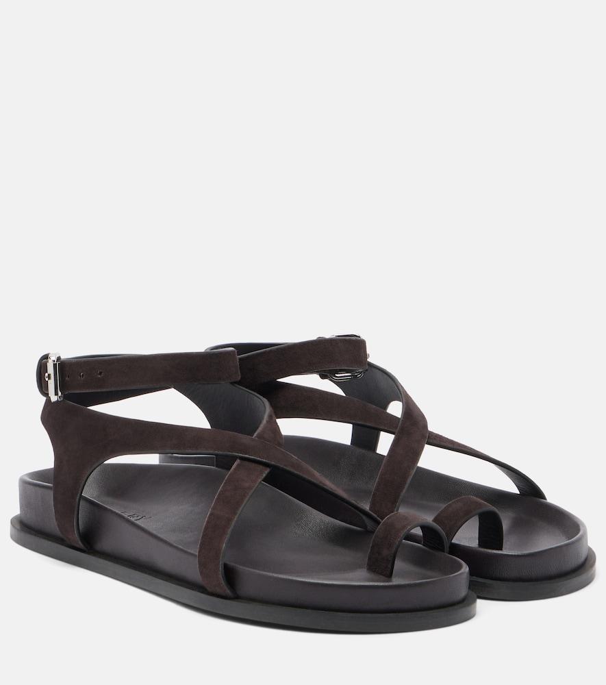 a. emery jalen slim suede sandals