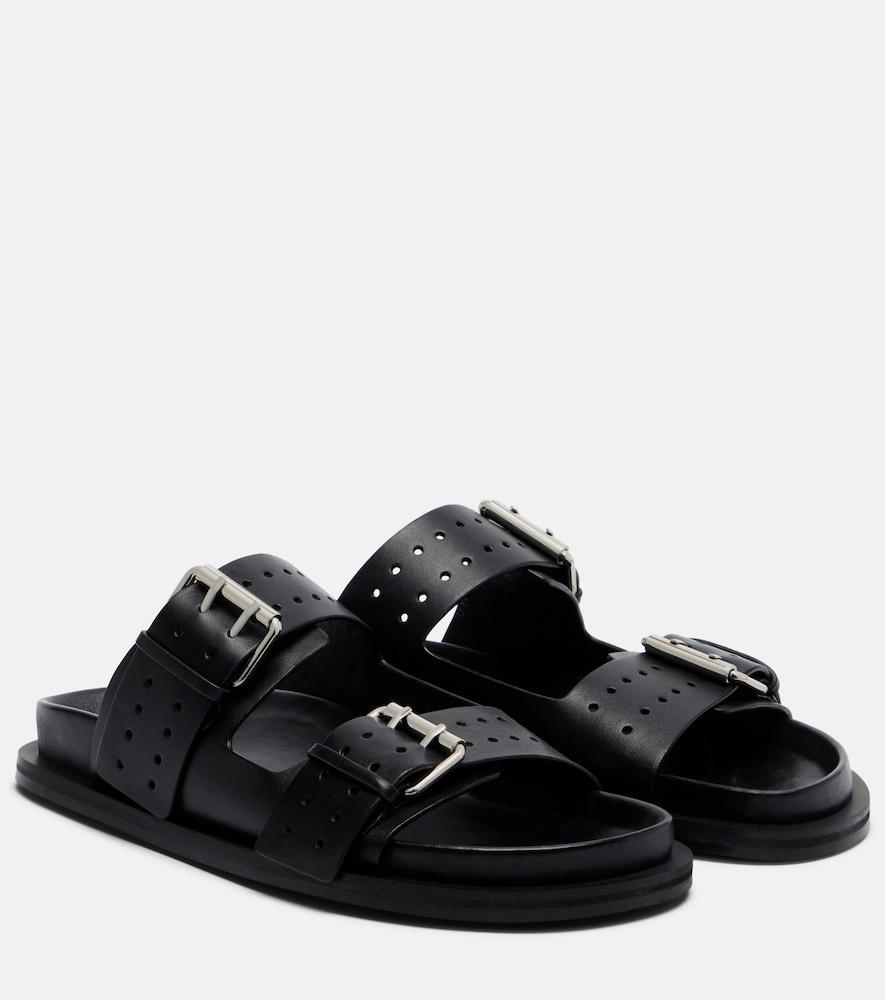 a. emery leon leather slides
