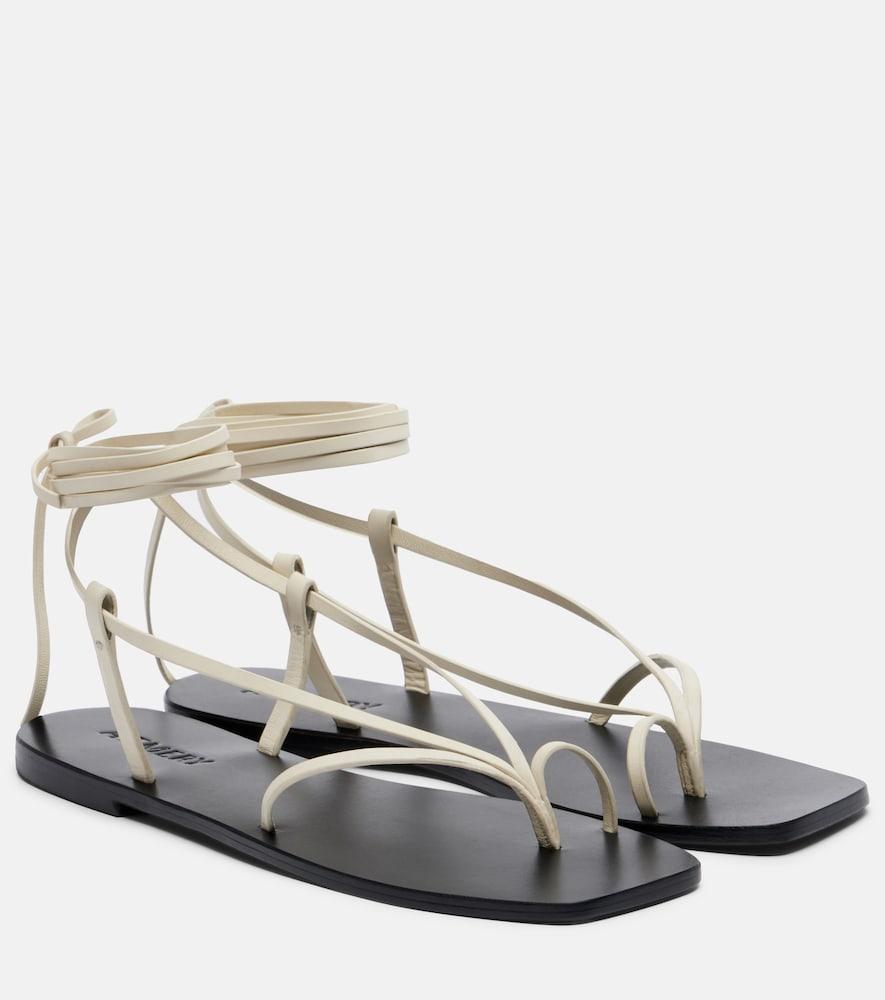 a. emery nolan leather thong sandals