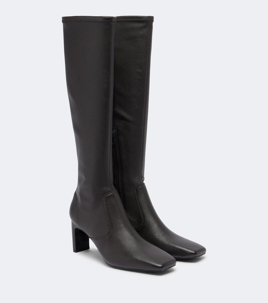 a. emery tones leather knee-high boots