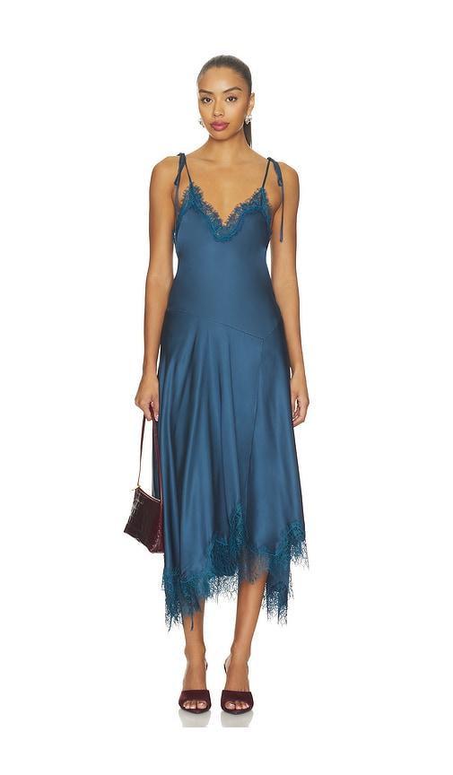a.l.c. aleena dress in blue. - size l (also in m, s, xs)