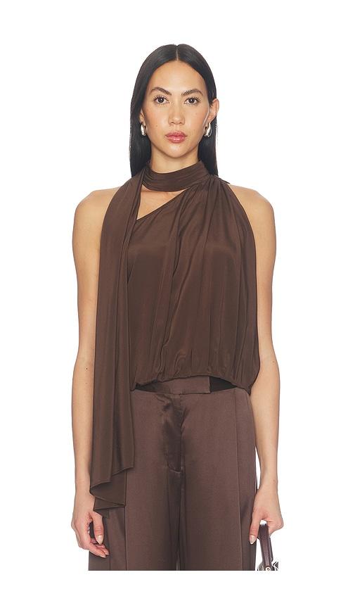 a.l.c. celeste top in brown. - size 0 (also in 2, 4, 6, 8)