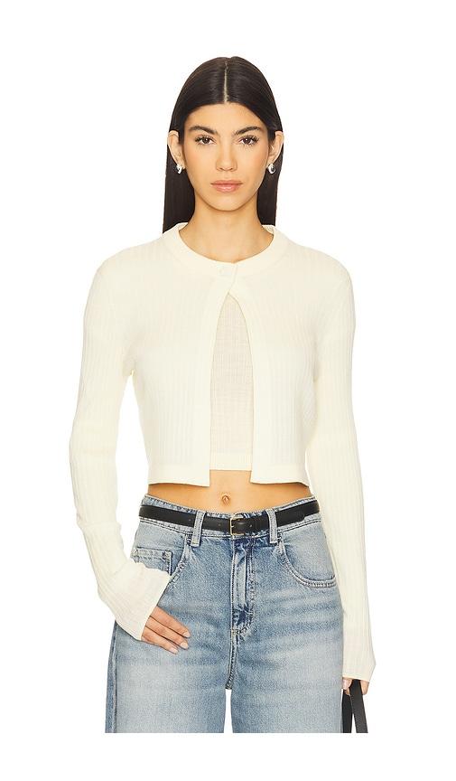 a.l.c. chloe cardigan in lemon. - size xs (also in xl)