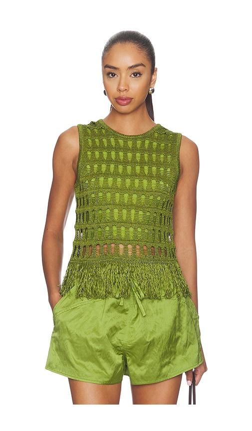 a.l.c. esme top in sage. - size l (also in xs, m)