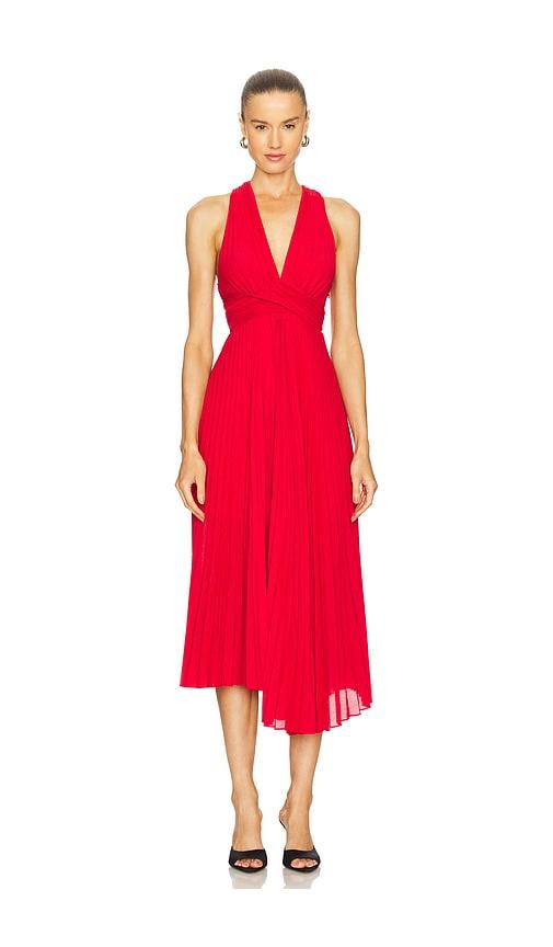 a.l.c. everly dress in red. - size 0 (also in 4)