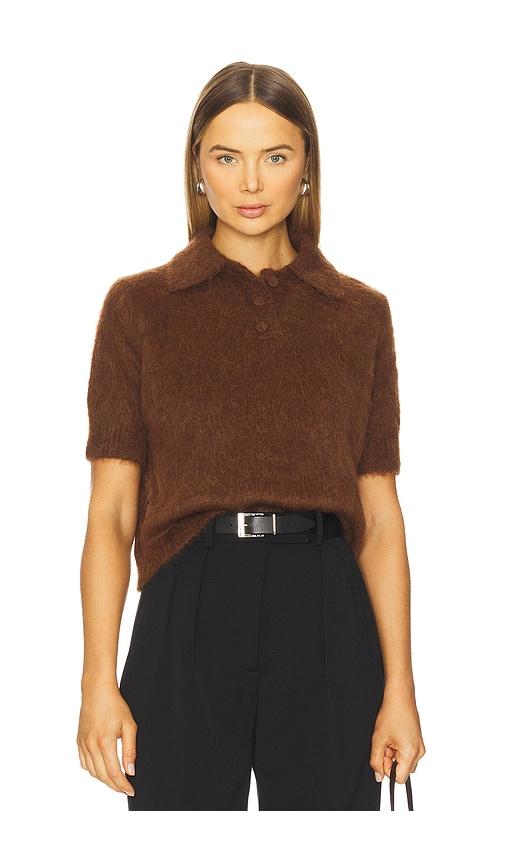 a.l.c. gio top in brown. - size m (also in s)