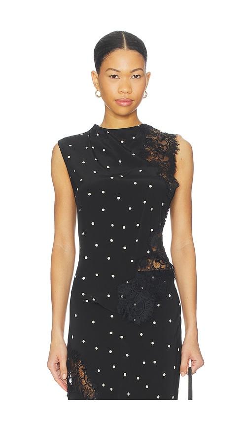 a.l.c. gracie top in black. - size 0 (also in 2)