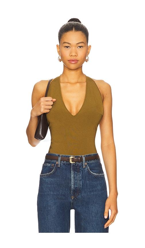 a.l.c. lila bodysuit in green. - size m (also in s)
