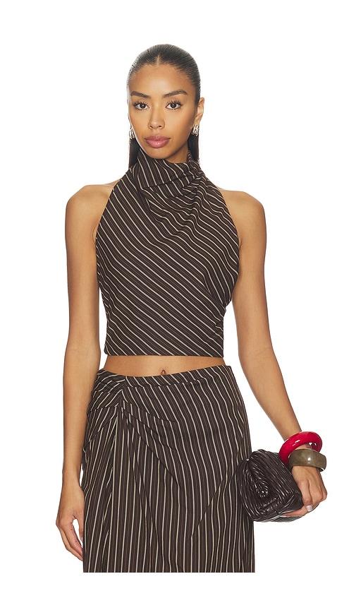 a.l.c. lillian top in brown. - size 0 (also in 4)