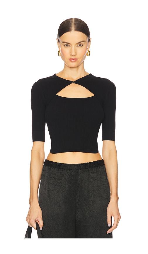 a.l.c. loma top in black. - size l (also in s)
