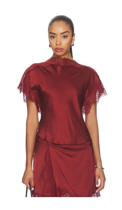 a.l.c. luna top in red. - size 0 (also in 2)