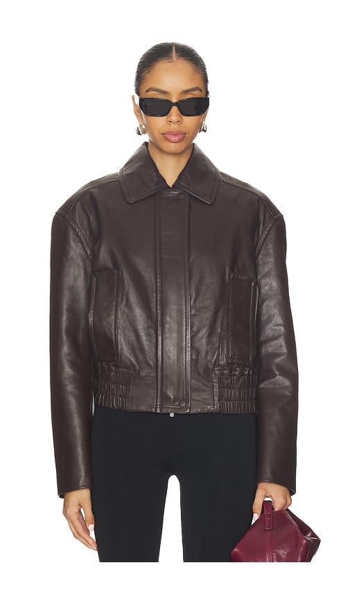 a.l.c. otto jacket in brown. - size s (also in xs)