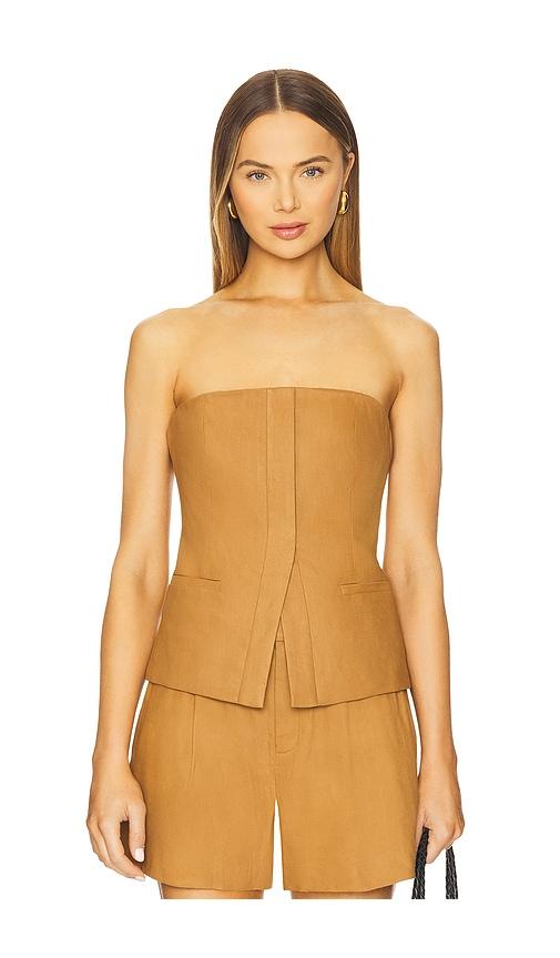 a.l.c. renee top in tan. - size 6 (also in 8)