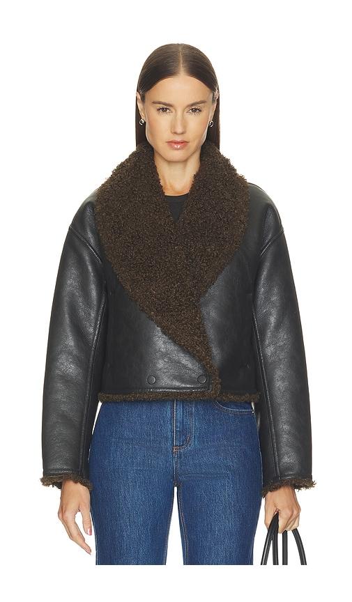 a.l.c. stella jacket in chocolate. - size l (also in xs)