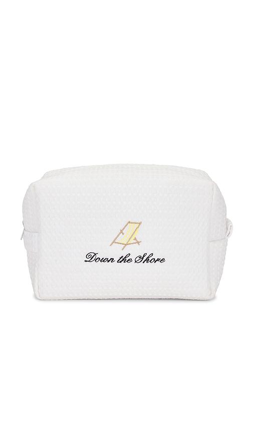 abbode down the shore waffle pouch in cloud.