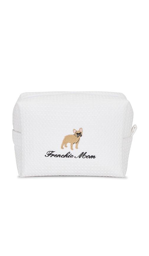 abbode frenchie mom waffle pouch in cloud.