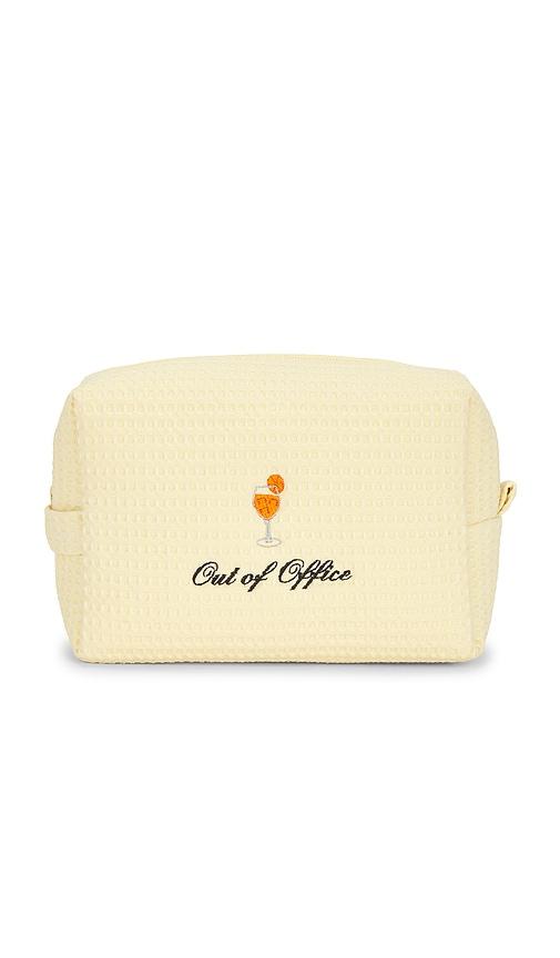 abbode out of office spritz waffle pouch in butter.