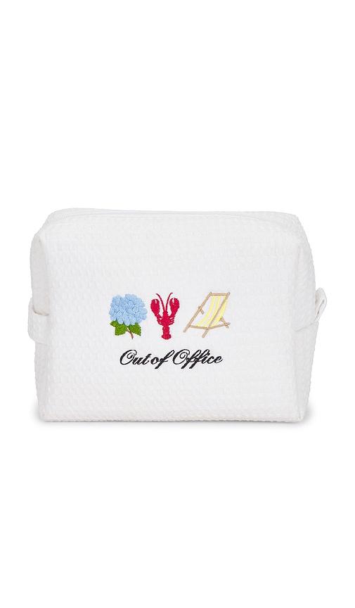 abbode out of office waffle pouch in cloud.