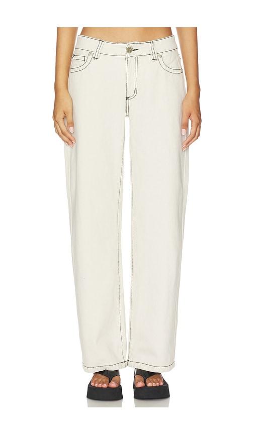 abrand 99 baggy jeans in white. - size 26 (also in 27, 30, 33)