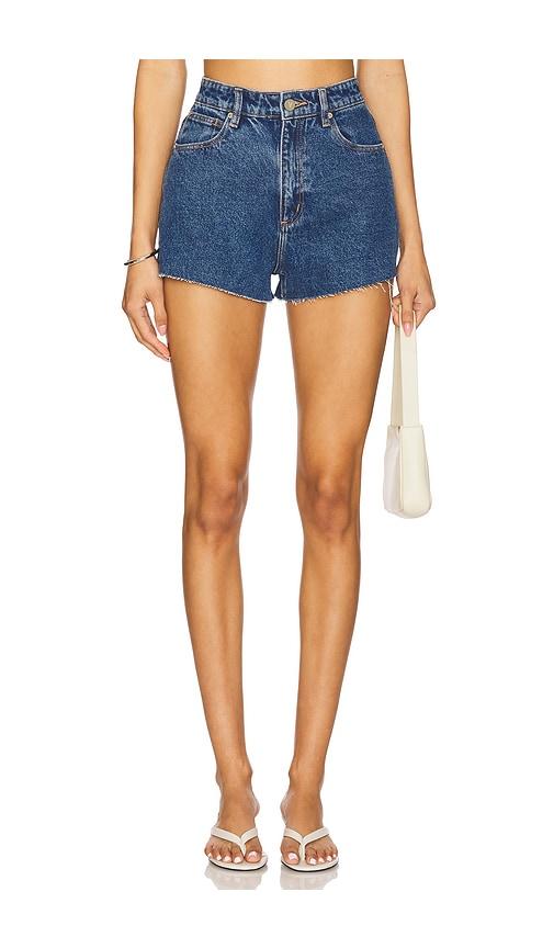 abrand high relaxed short in blue. - size 28 (also in 29)