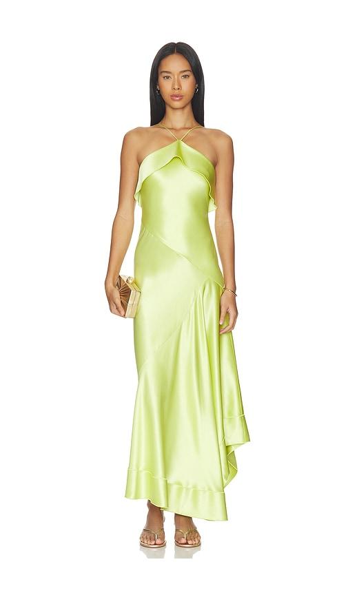 acler marara maxi dress in yellow. - size 4 (also in 6, 8)