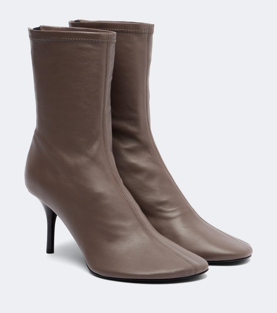 acne studios back leather ankle boots