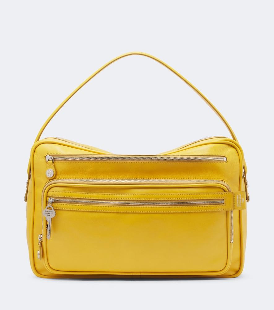 acne studios camero camera leather shoulder bag