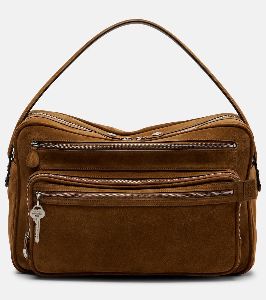 acne studios camero camera suede shoulder bag