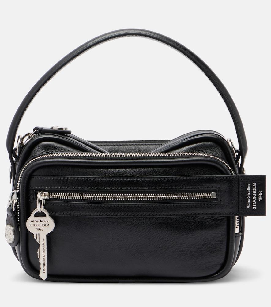 acne studios camero kit leather top-handle bag